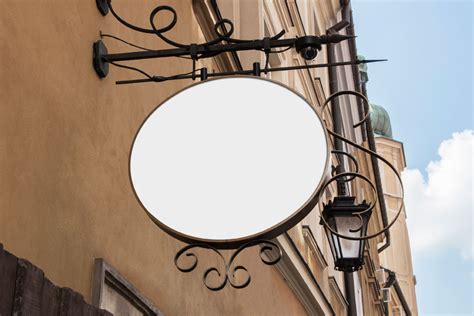 We designed it in c4d. 10 Sign Mockups for Restaurants and Coffee Shops - only $8 ...
