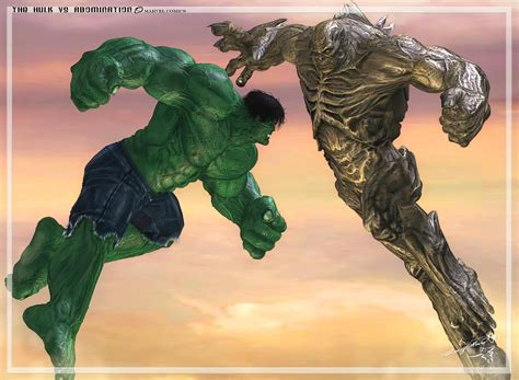 The Incredible Hulk Vs Abomination