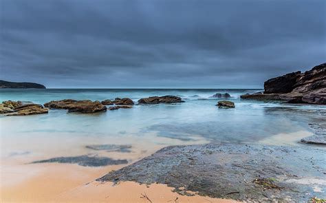 Overcast And Wet Morning Sunrise Seascape Photograph By Merrillie