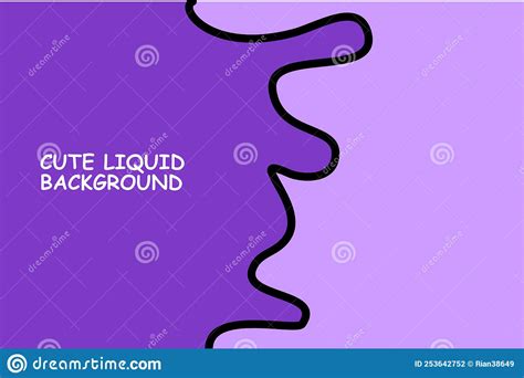 Purple Cute Background With Comic Style Stock Vector Illustration Of