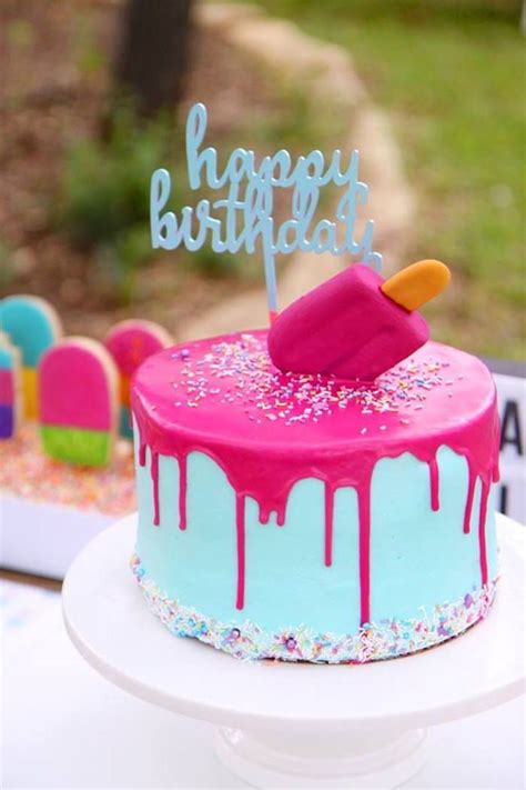 Two Cool Popsicle Themed Birthday Party Karas Party Ideas Summer