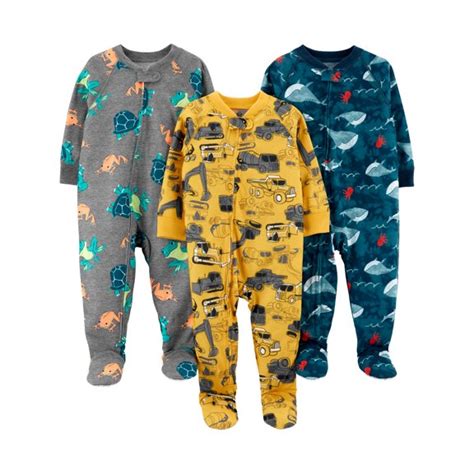 Toddler Boys One Piece Pajamas