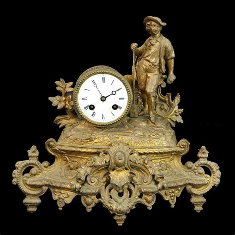Antique C Detouche Mantle Clock Kodner Auctions