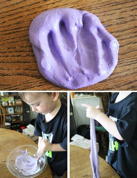 How To Make Fluffy Slime 3 Ingredient Recipe With Shaving Cream