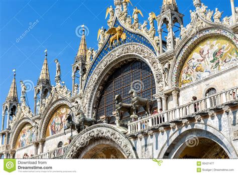 Basilica Di San Marco In Venice Italy Stock Image Image