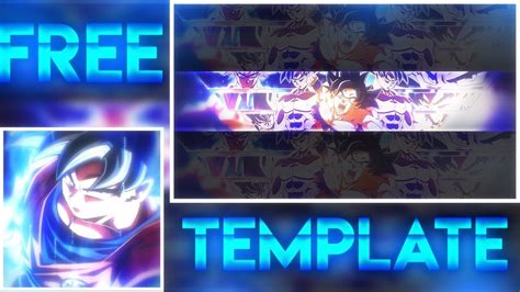 Bannerandprofile Free Template Goku Ultra Instinct Keyn Youtube