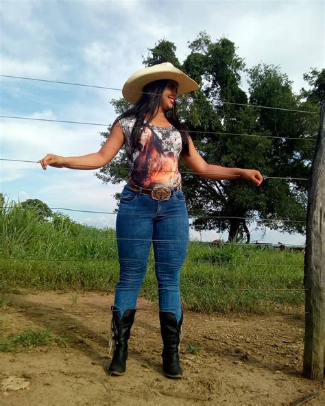 vida longa mundo pequeno errar superar👢🦋 roupas cowgirl estilo country feminino garotas