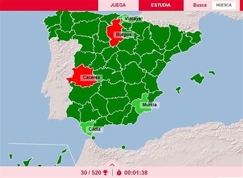 Juegos Interactivos Para Aprender Las Provincias De España Educacion Articuloseducativoses