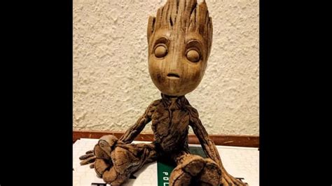 A wall hanging robot that sings while it makes beautiful art up to a2 size. 3D Printed Baby Groot on Hatchbox alpha 3D printer - YouTube