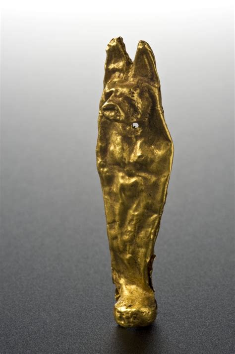 Egyptian gold statuette of amun, as statues of gods in ancient egypt were often made of gold, or were gilded. Ancient Egyptian gold amulet in the form of the god Duamutef, 2000-100 BCE. [2832x4256 ...