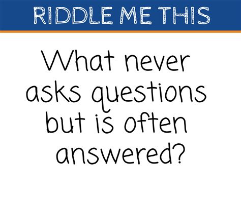 Examples Of Riddles With Answers
