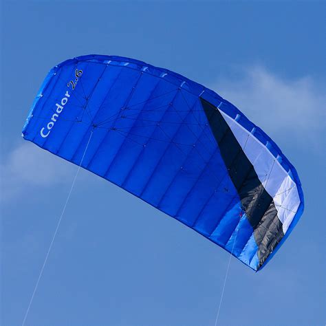 Nennt sich ready to fly (r2f). Lenkmatte mit Bar QEEDO Condor 2.6 Power-Kite Lenkdrachen ...