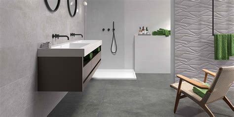 The strait collection is a series of matte ceramic tile that offers a modern approach to the traditional subway and geometric tile. Type 30x90. Large format bathroom tiles with embossed ...