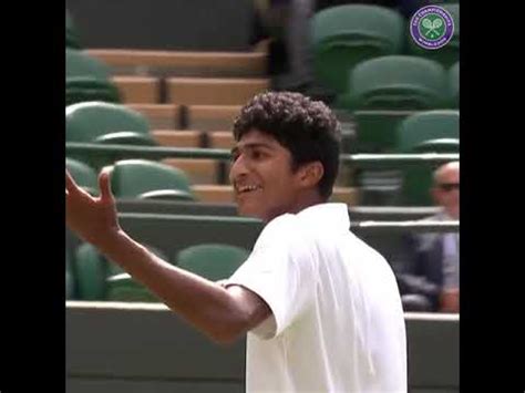 Samir Banerjee Wimbledon Championship Moments YouTube