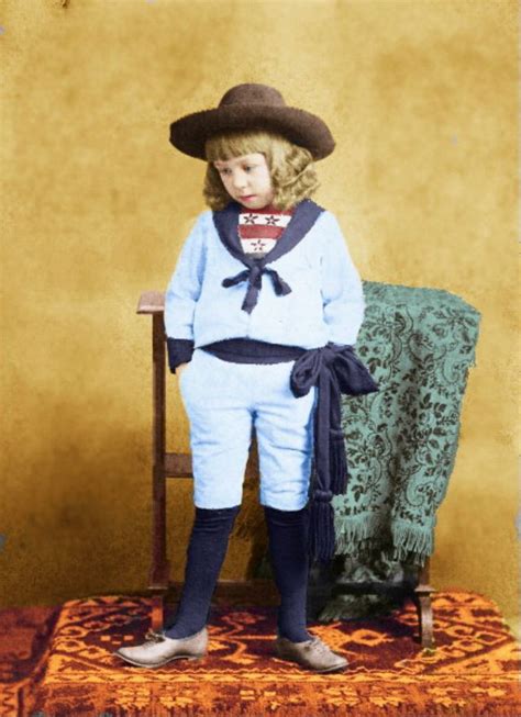 44 Incredible Colorized Photos That Show What Kids Wore Over 100 Years