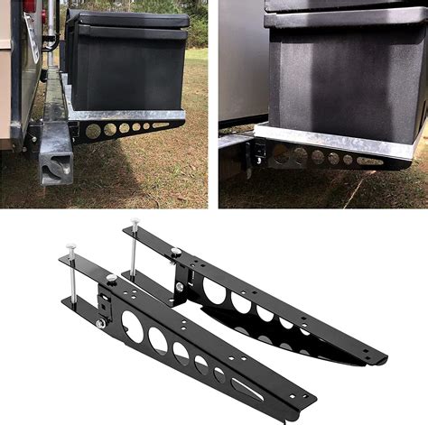 Ecotric Universal Rv 4 Square Bumper Mounting Mounted Cargo Carrier
