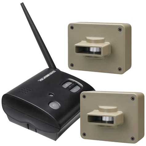 The motion sensor detector alarm uses infrared technology to detect motion in a 60 degree arc and up to 16 ft. Wireless Alarm 2 Sensor Motion Alert Security System ...