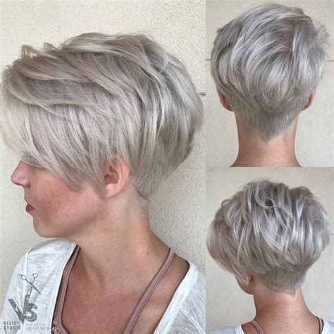 Modern short grey hairstyles for women 2020source. 21+ Classy Short Haircuts & Hairstyles for Thick Hair - Sensod
