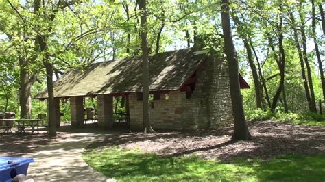 Civilian Conservation Corps Limestone Shelter At Mckinley Woods Youtube