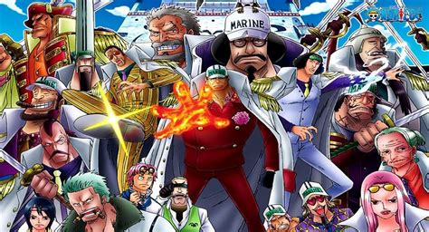 Top 10 Strongest Marines In One Piece Series One Piece