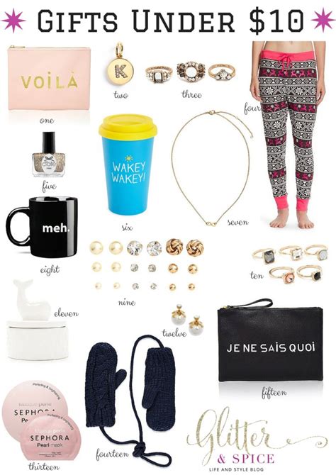 All of them are around the 10 dollar mark, so they should remain within budget. Useful White Elephant Gift Ideas Under 10