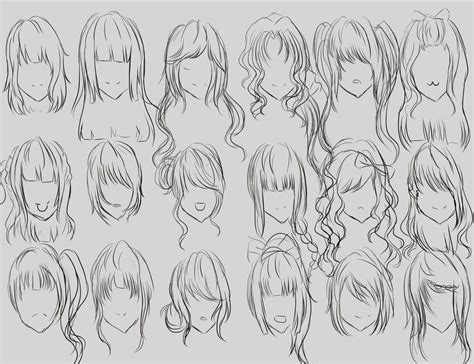Pin by gwg aya on drawing references how to draw hair hair. Female Hair Reference by lumaeya on deviantART | Hair ...