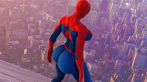 Thicc Lady Spider Jiggle Physics Playable Character Spider Man Pc Mods Youtube