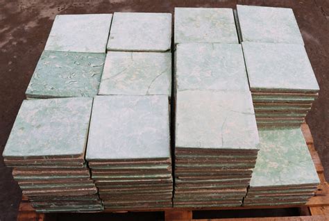 Reclaimed Green Marble Effect Cement Floor Tiles 114 M2 122 Sq Ft