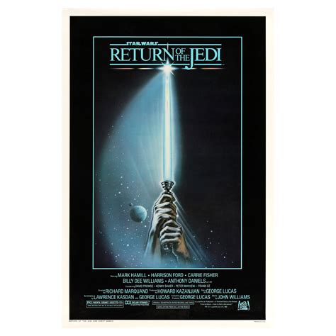 Star Wars Return Of The Jedi Original Vintage Us One Sheet Film