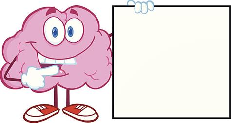 Royalty Free Cartoon Brain Cheerful Healthcare And Medicine Clip Art