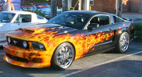 Interesting Flame Job Ford Mustang Forums Ford Mustang Forum Ford