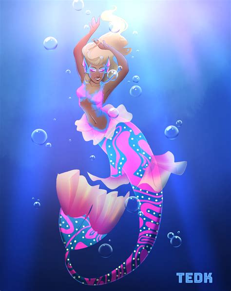 Artstation Mermay Mermaid Concept