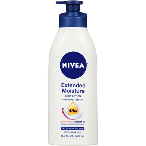 Nivea Body Lotion Extended Moisture Dry To Very Dry Skin 169 Fl Oz