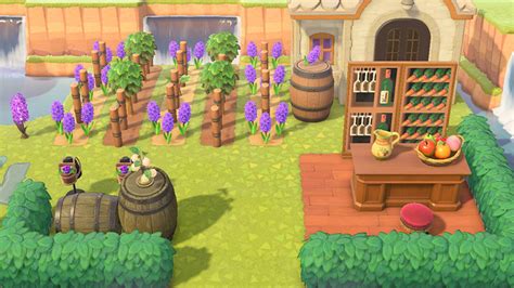 Winery And Vineyard Design Ideas For Animal Crossing New Horizons
