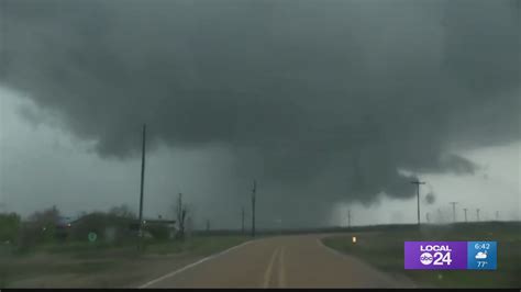 Footage Of Tornado Yesterday In East Arkansas