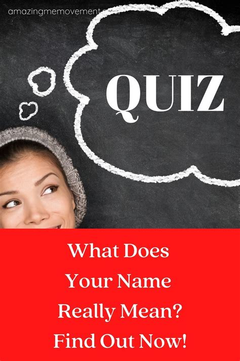 What if your name was given to you based on your personality? What Does My Name Mean? Find Out With This Fun Quiz in ...