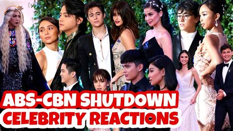 Celebrity Reactions To Abs Cbn Shutdown Youtube