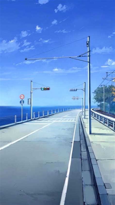 Anime Scenery Wallpaper Night Anime Street Background 789677