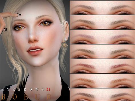 Eyebrows 21 By Bobur3 At Tsr Sims 4 Updates