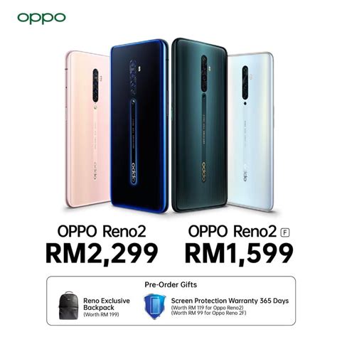 Oppo reno 2f smartphone was launched on 29th august 2019. Harga Oppo Malaysia 2019 - Oppo Product