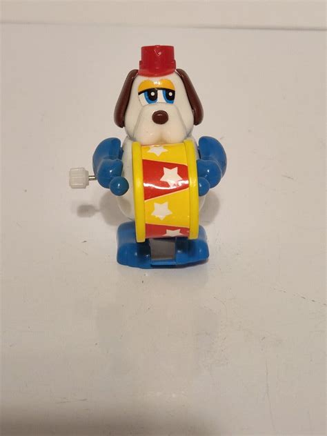 Tomy Not So Grand Band Windup Toy Marching Band Dog With Drumworks
