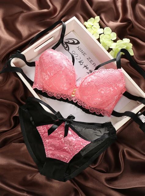 underwear women sexy seamless lace bra sets fashion push up bra free shipping support wholesale