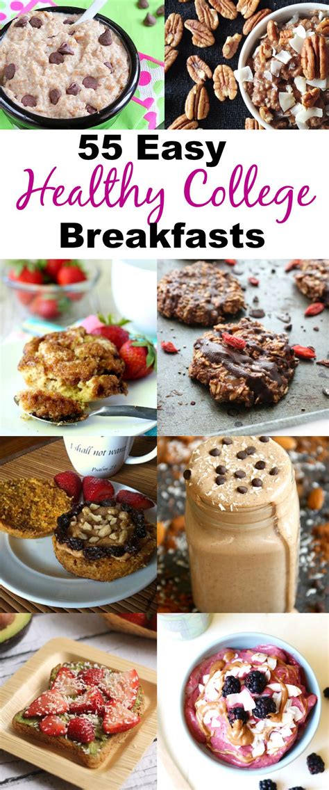 Breakfast recipes from the microwave. 55 Healthy College Breakfast Recipes
