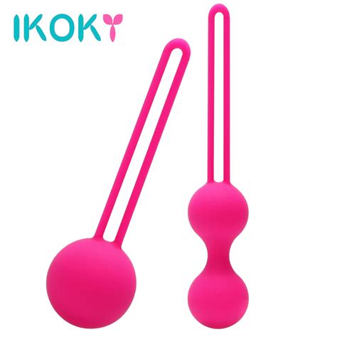 Aliexpress Com Buy Ikoky Pcs Set Love Ben Wa Ball Vagina Tightening Silicone Kegel Ball