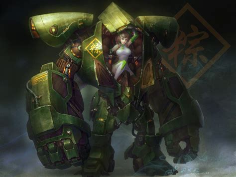Her bold personality suits her change of armors, which are quite revealing. sci fi, Power, Suit, Girl, Cyberpunk, Original, Mecha ...