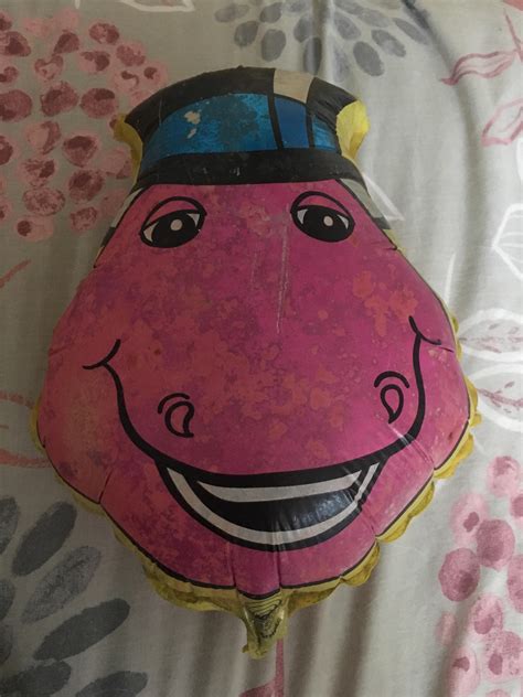 I Found This Old Barney Balloon Still Inflated From 1992 R90s