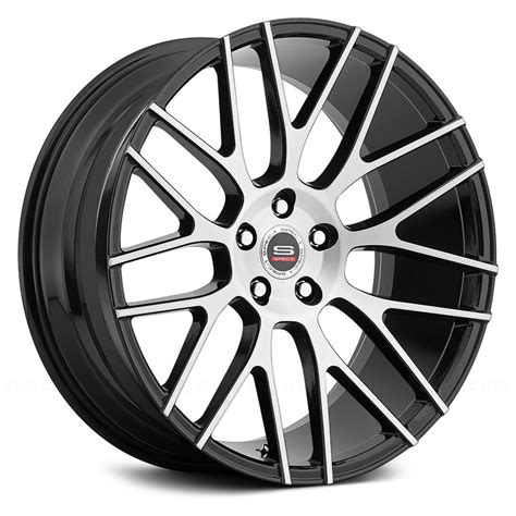 Spec 1® Spl 201 Wheels Gloss Black With Brushed Face Rims