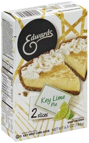 Edwards Key Lime Pie - 2 ea, Nutrition Information | Innit