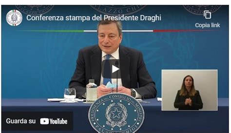 Vi convince più lui o conte? CONFERENZA STAMPA DEL PRESIDENTE DRAGHI: dal 26 aprile ...