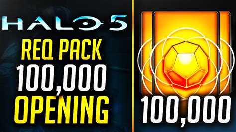 First Packs Halo 5 Gold Req Pack Opening Youtube